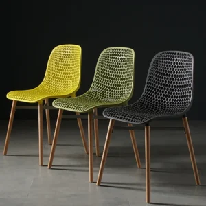 Nordic Home Dining Chair for Dining Room Simple Modern Leisure Fashion Plastic Dining Chair Designer Creative Backrest Chair