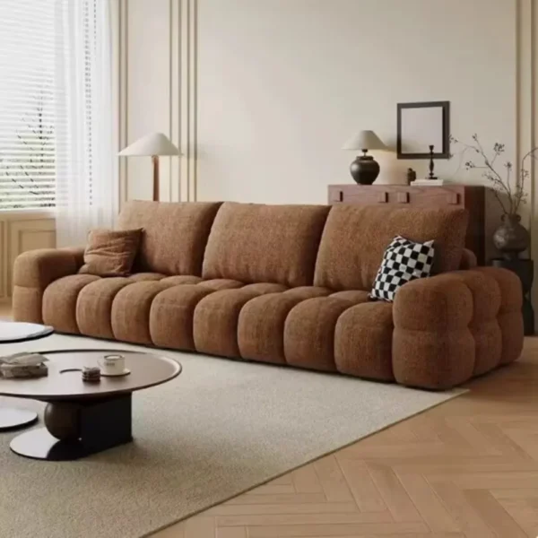 Plush Minimalist Living Room Sofas Classic Family Designer Reclining Sofa Relaxing Foot Stool Woonkamer Banken Home Decoration - Image 4