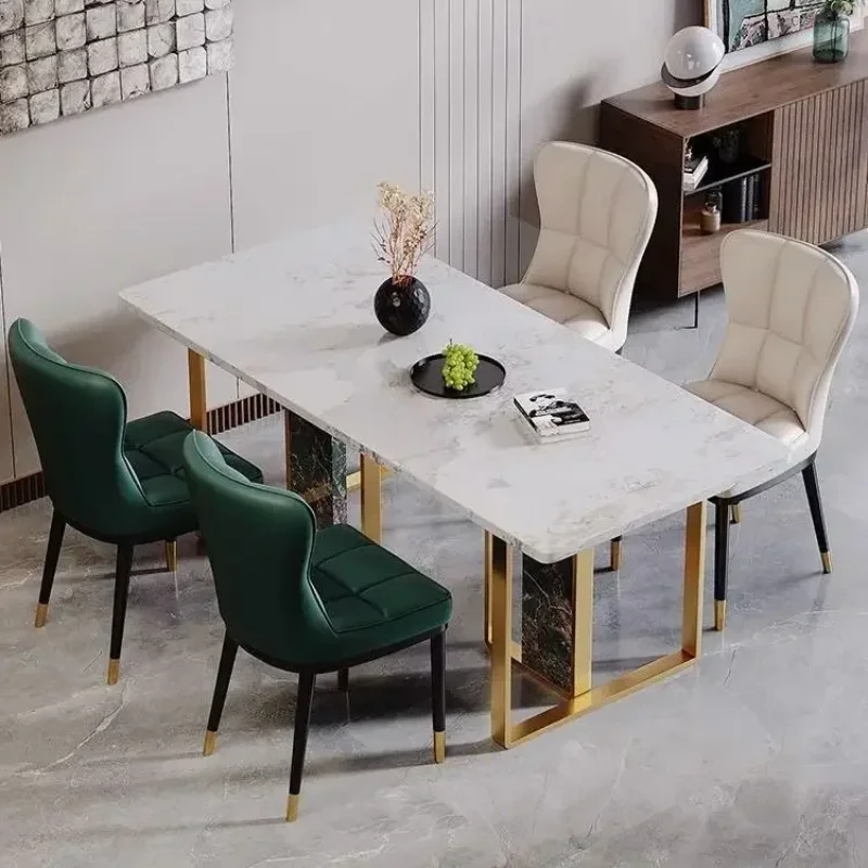 Light Luxury, Soft Bag, Dining Chair, Living Room, Nordic, Restaurant, Coffee, Hotel, Stool, Chair, Backrest, Household - Image 5