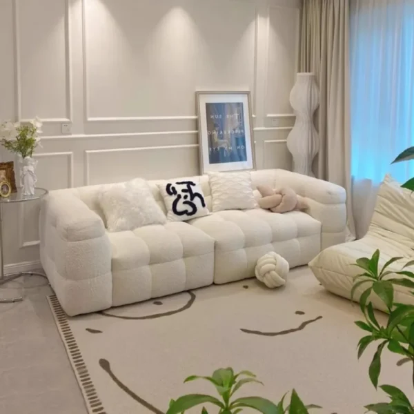Family Luxury Living Room Sofas European Modern Plush Reclining Sofa Corner Lounger Muebles Para El Hogar Home Decoration - Image 4