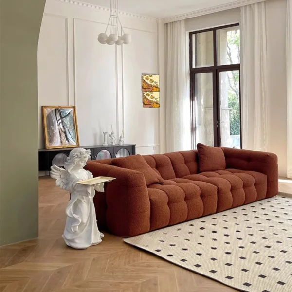 Family Luxury Living Room Sofas European Modern Plush Reclining Sofa Corner Lounger Muebles Para El Hogar Home Decoration - Image 3
